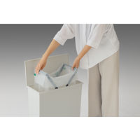 リス 通路で使えるペダルダストボックス45L ダークグレー GPRB054 1台