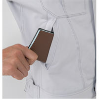 アンドレスケッティ A-4672  立体カット　比翼ブルゾン LL ブルー コーコス信岡 1着（直送品）