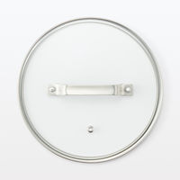 無印良品 中が見えやすい 強化ガラス蓋 直径20cm対応 良品計画