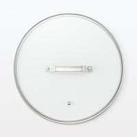 無印良品 中が見えやすい 強化ガラス蓋 直径28cm対応 良品計画