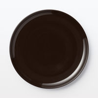 無印良品 日常の器 プレート 大 ダークブラウン 約直径23cm 良品計画