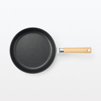 無印良品 焼き面が広い こびりつきにくいフライパン 浅型 ガス火専用 約直径24cm 良品計画