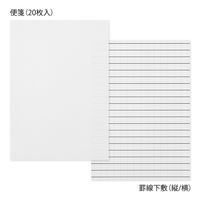 デザインフィル レターセット763 ガサガサ 10柄封筒 赤 86763006 1セット(1パック×5)