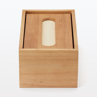 無印良品 木製ティシューボックス ソフトパックティシュー用 内寸約幅20.5×奥行11×高さ8.5cm 良品計画