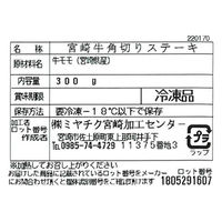 サニーフーズ 宮崎牛 角切りステーキ SC-219 1セット（直送品）