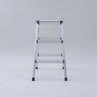 YAMAZEN 天板が広くて安心なアルミ幅広踏み台 3段 YM-DB03SG(DBL) 1台