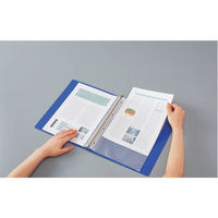 コクヨ クリヤーブック＜Glassele＞（替紙式・背ポケットタイプ） ラ-GLB720D 1個（わけあり品）