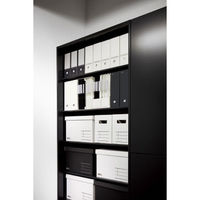 コクヨ ファイルボックス<NEOS> (スタンドタイプ)ブラック フ-NEL450D 1冊（わけあり品）