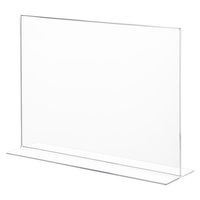 アスクル　両面用T型カード立て　サインホルダー　A4横　1個　 オリジナル（わけあり品）