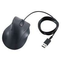 マウス 有線 静音マウス 握りの極み 5ボタン Mサイズ ブラック M-XGM30UBSKABK エレコム 1個