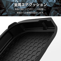 iPhone15 ケース 衝撃吸収 ZEROSHOCK フィルム付 ブラック PM-A23AZEROBK エレコム 1個