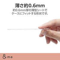 スマホ ストラップホルダー シート ケーブル穴用 1口タイプ 1枚入り ミラー P-STHD1DEMR エレコム 1個