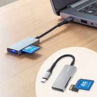 サンワサプライ Type-C カードリーダー ADR-3TCMSD11S 1個