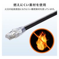 サンワサプライ カテゴリ6A屋外用LANケーブル(ブラック・80m) KB-T6AAD-80BK 1本