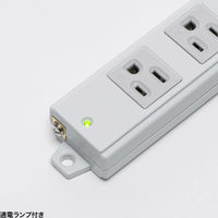 サンワサプライ 工事物件タップ(3P・6個口・3m) TAP-KS6N-3 1本