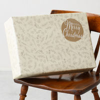 【クリスマス】ヘッズ クリスマスギフトシール丸型ー6/ゴールド XP-6S 1パック（30枚入）