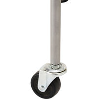 BRID ランドリーバスケット　脚／キャスター付き　ラウンド　３５Ｌ　ダークグレー 003334 1個（直送品）