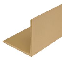 光モール ベージュアングル 2mm×1000mm×40mm×40mm NO.2275 1セット(10本)（直送品）