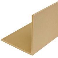 光モール ベージュアングル 2mm×1000mm×50mm×50mm NO.2276 1セット(5本)（直送品）