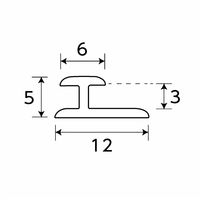 光モール ベージュジョイナー 1000mm×5mm×3mm NO.2277 1セット(50本)（直送品）