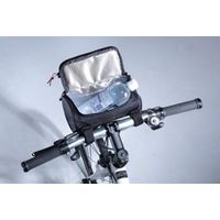 川住製作所 FBー101BK/BK ドラム式フロントバッグ ブラック/ブラック 1セット(2個)（直送品）