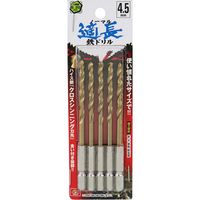 藤原産業 SK11 六角軸チタン鉄工ドリル 4.5mm 5pcs 231845 1セット(3組)（直送品）