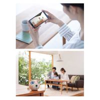 NSK 見守りカメラ　ぴよかめ　ブザー回転灯セット ブラウン NS-CY9030BR-VL04M 1台（直送品）