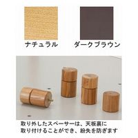 アイリスチトセ 施設用テーブル　WSHタイプ　110×110cm Dブラウン DWT-1111-WSH 1台（直送品）