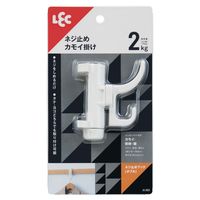 レック ネジ止めフック(ダブル) 7kg H-551 1個