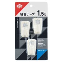 レック 粘着ペタンフック 1.5kg H-001 1セット(15個:3個入×5)