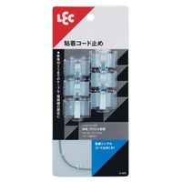 レック 粘着シンプルコード止め(大) H-675 1セット(30個:6個入×5)