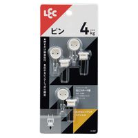 レック 広がるピンフック ステンレス しっかり固定 4kg H-687 1パック(3個)