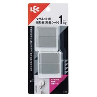 レック マグネット用補助板(吸着シート) はがせる 跡が残らない 1kg O-266 1パック(2個)