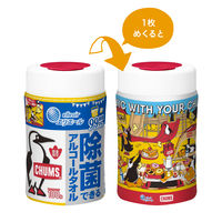 ウェットティッシュ 除菌シート アルコール 除菌できるアルコールタオル チャムス 秋 本体 1個（100枚入）大王製紙