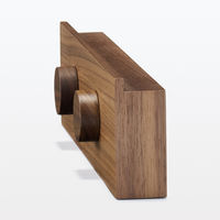 無印良品 壁に付けられる家具長押マグネット付き ウォールナット材突板 30cm 1セット（4個） 良品計画