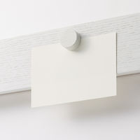 無印良品 壁に付けられる家具長押用マグネット オーク材 ライトグレー 1セット（5個） 良品計画