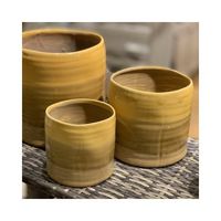 杉田エース D&M depotCURVE オーキッドポット D25 イエロー CWJ955729 1個（直送品）