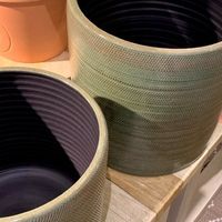 杉田エース SERAXストラクチャーポット グリーン D24 CWW694544 1個（直送品）