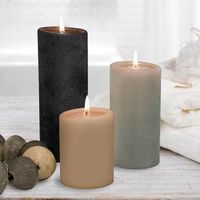 杉田エース lucidピラーキャンドル グレー 15cm LC10018 CXQ694424 1枚（直送品）