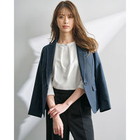 七分袖ブラウス 5号 ホワイト GBLL-2367-A9 1着 サーヴォ（直送品）