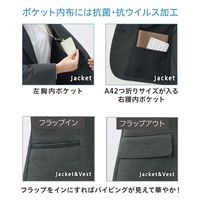 ジャケット 17号 紺系 GJAL-2251-K3 1着 サーヴォ（直送品）