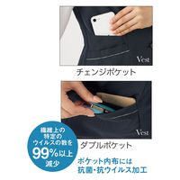 ベスト 7号 黒系 GVEL-2353-B5 1着 サーヴォ（直送品）