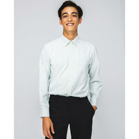 男女兼用シャツ長袖 S グリーン SW1500-H6 1着 サーヴォ（直送品）