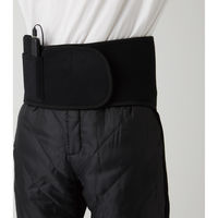 サンエス カーボンヒートベルト 9ブラック F EH32230 1着（直送品）