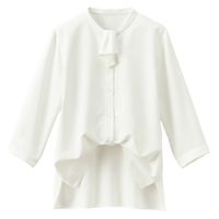 七分袖ブラウス 15号 ホワイト GBLL-2365-A9 1着 サーヴォ（直送品）
