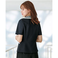 オーバーブラウス 17号 紺 GOBL-2203-K3 1着 サーヴォ（直送品）