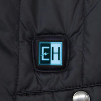 サンエス カーボンベストバッテリー付 9ブラック 4L EH32190 1セット（直送品）