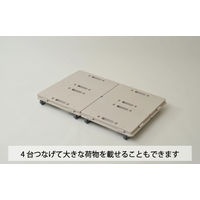 日東 家庭用 スマート連結平台車ホームキャリー モカ NTM-E50MK*R 1台