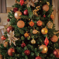 ストア・エキスプレス ラグジュアリーツリーセット 高さ180×幅135cm【クリスマスツリー】 8162-2172 1セット（直送品）