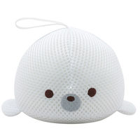 池田工業社 うみにいますよ。あざらし おふろでぬいぐるみ 9250620 1個